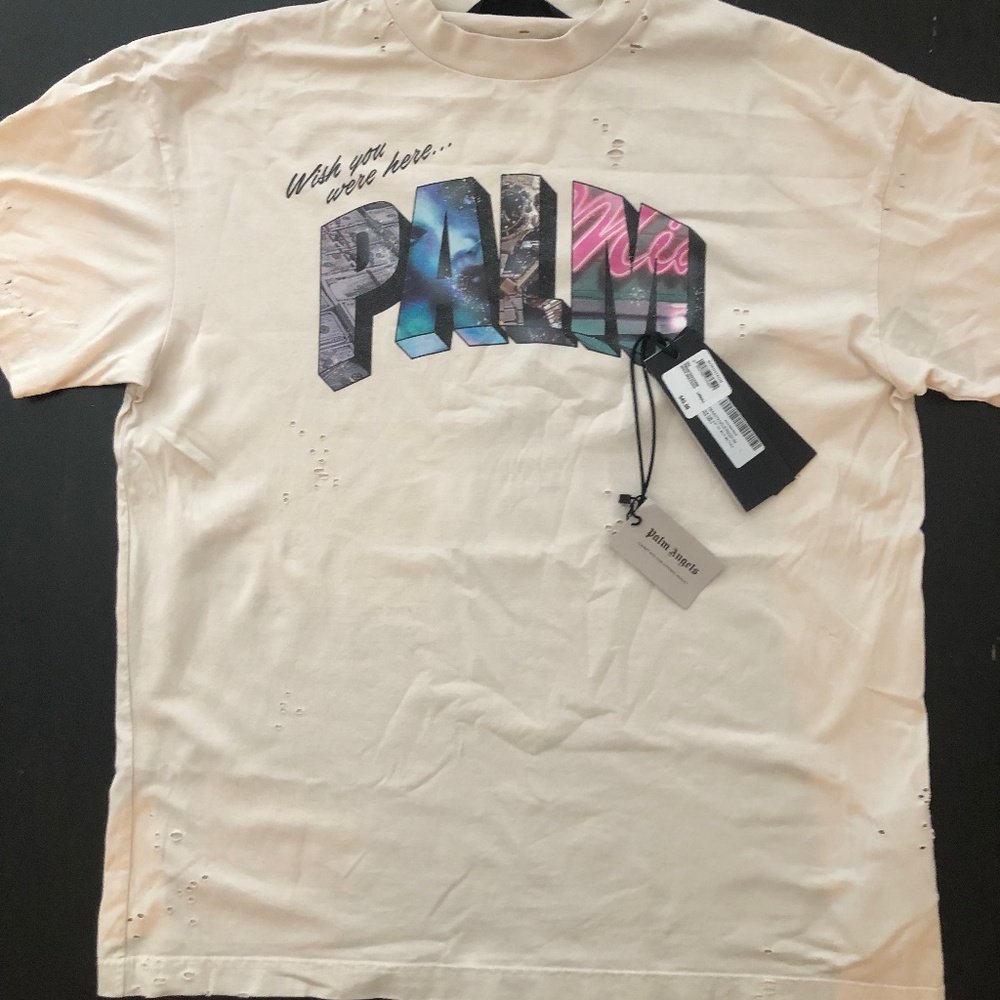 Palm Angels Palm Sign Vint Tee